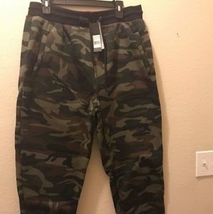 Camo jogging pants